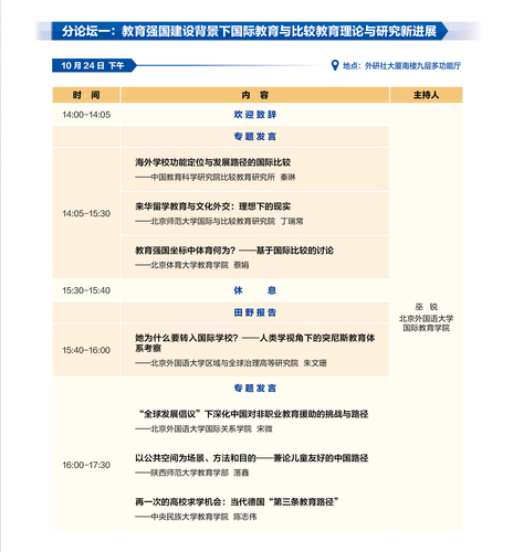 分论坛一